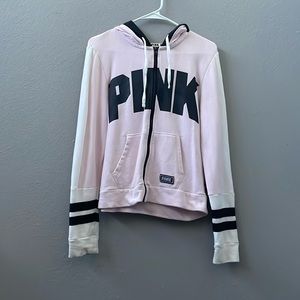 Pink zipper jacket with pockets